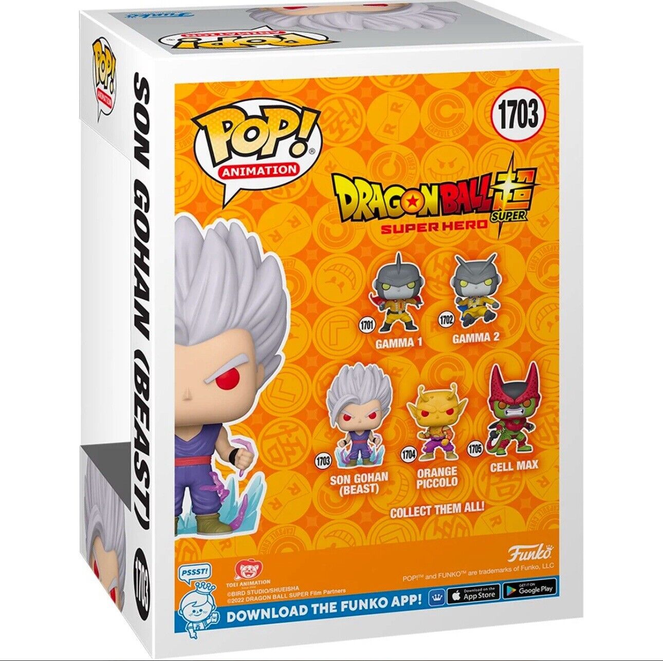 Funko POP! Dragon Ball Super: Super Hero Son Gohan (Beast) #1703
