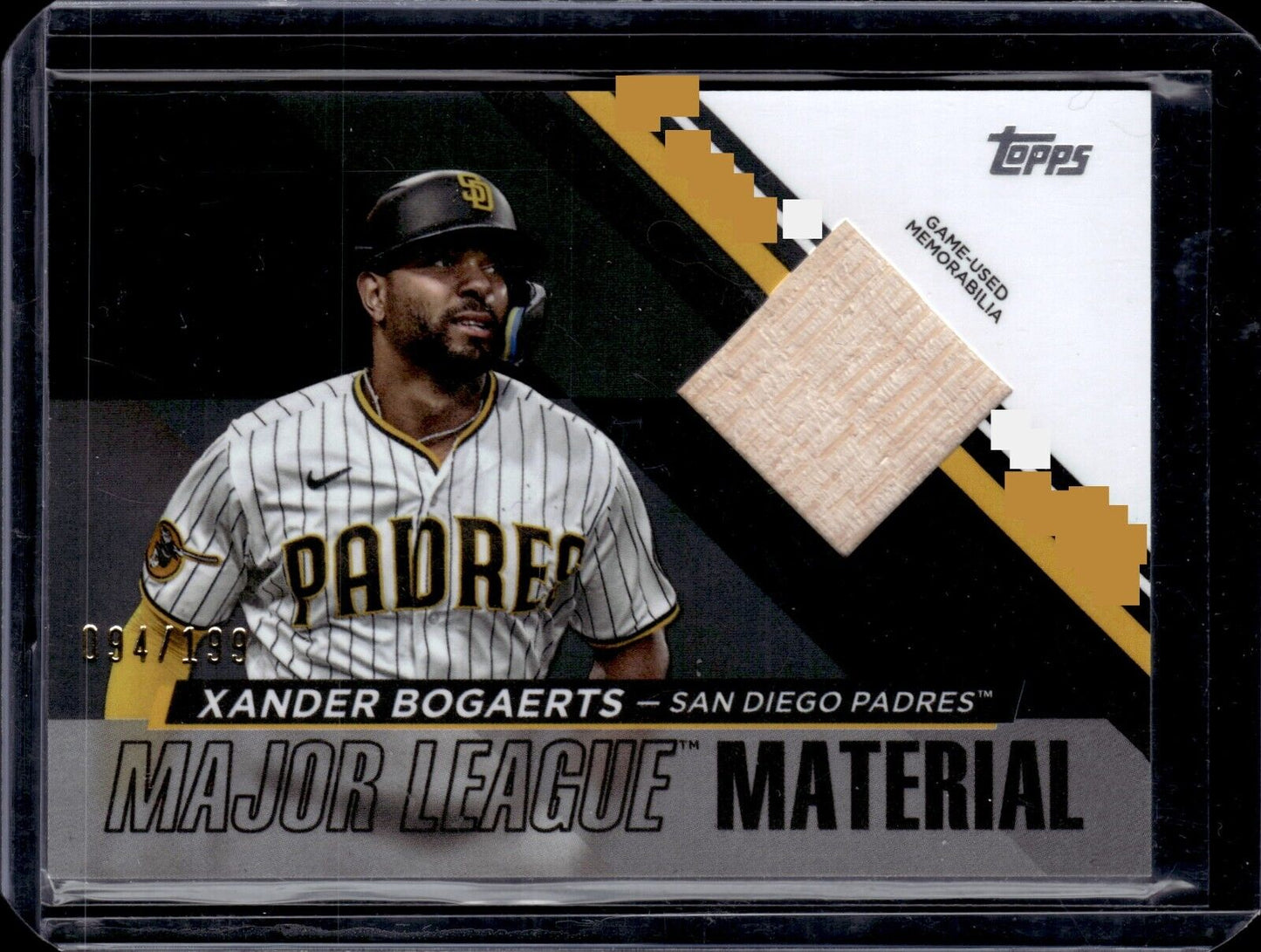 2024 Topps Series 1 - Major League Material #MLM-XB Xander Bogaerts /199 (Black)