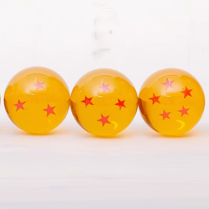 3.5Cm Anime Dragon Ball Z 7 Stars Crystal Ball Orange Blue Resin Crystal Globe D