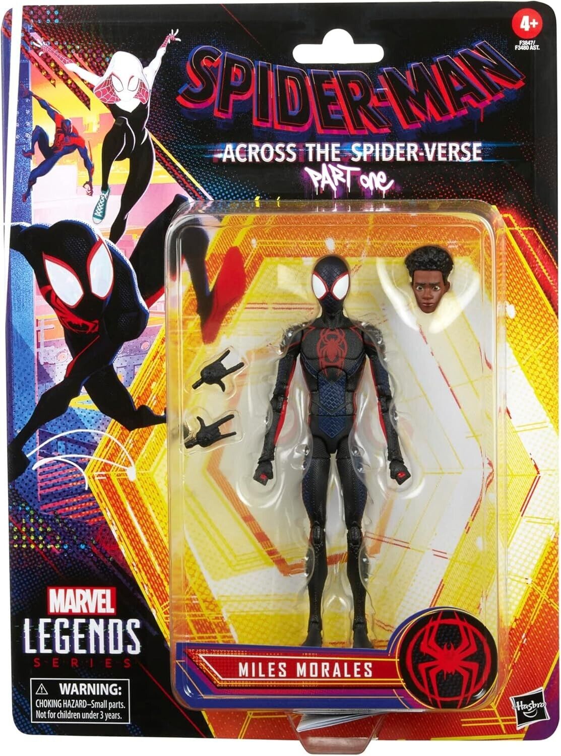 Marvel Legends Across The Spider-Verse Wave 2 Retro Miles Morales 6” Figure New