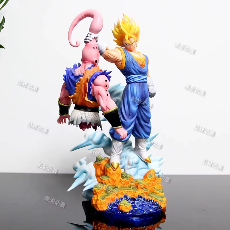 Anime Dragon Ball Son Goku Figure Super Saiyan Goku Vs Majin Buu Action Figures 