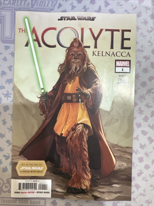 STAR WARS: THE ACOLYTE - KELNACCA #1 VF/NM MARVEL HOHC 2024