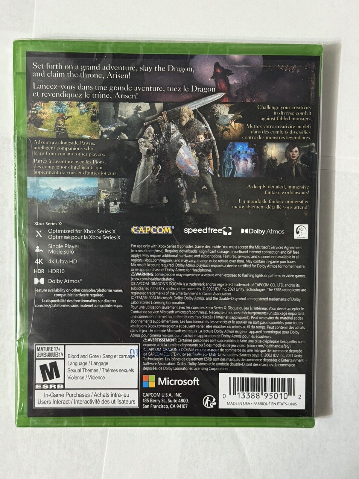 Dragon's Dogma 2 for Xbox Series X [Factory Sealed] Xbox Series X