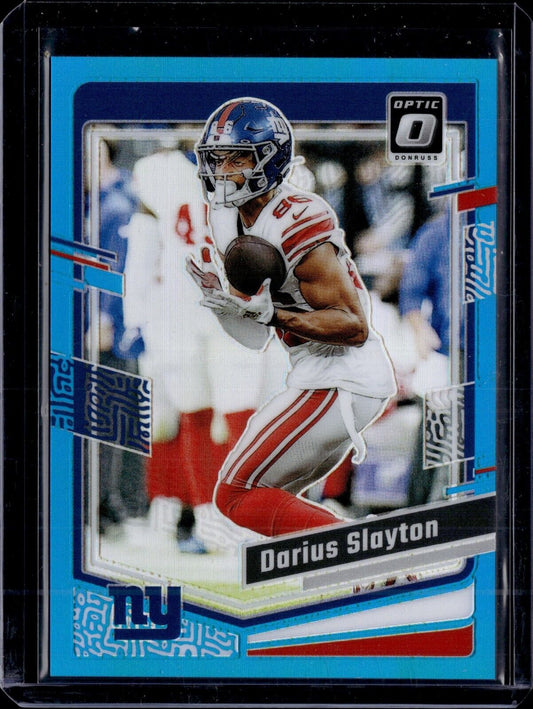 2023 Panini Donruss Optic - #142 Darius Slayton (Aqua) /299