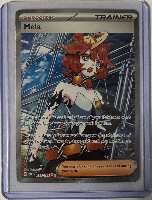Pokémon TCG Mela Paradox Rift 236/182 Holo Ultra Rare