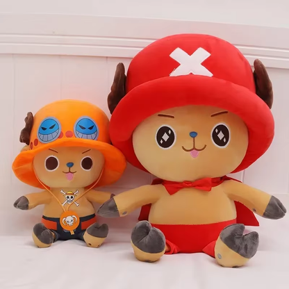 One Piece Luffy Anime Figure 35Cm Stuffed Plush Doll Toy Bedroom Decoration for 