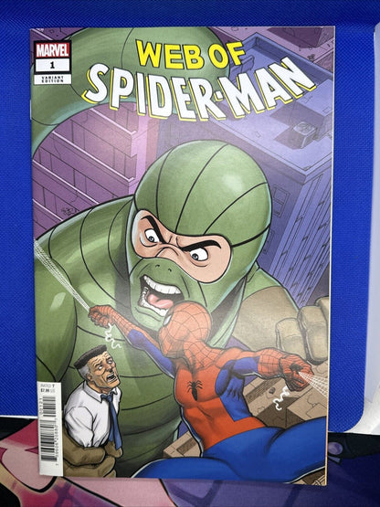 Web of Spider-Man #1 Marvel Comics NM 2024 Su Animated Variant Cover