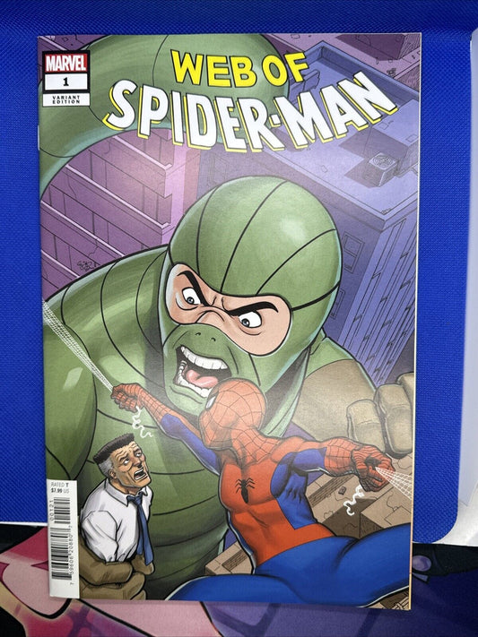 Web of Spider-Man #1 Marvel Comics NM 2024 Su Animated Variant Cover