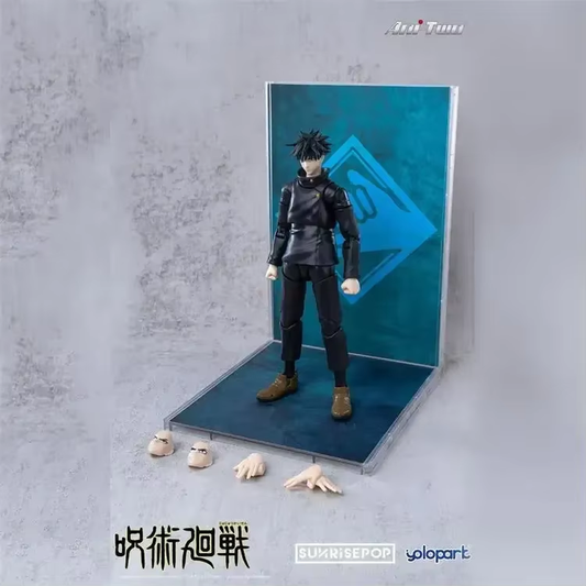 SHF 15Cm Pvc Jujutsu Kaisen Satoru Gojo Itadori Yuji Fushiguro Megumi Action Ani