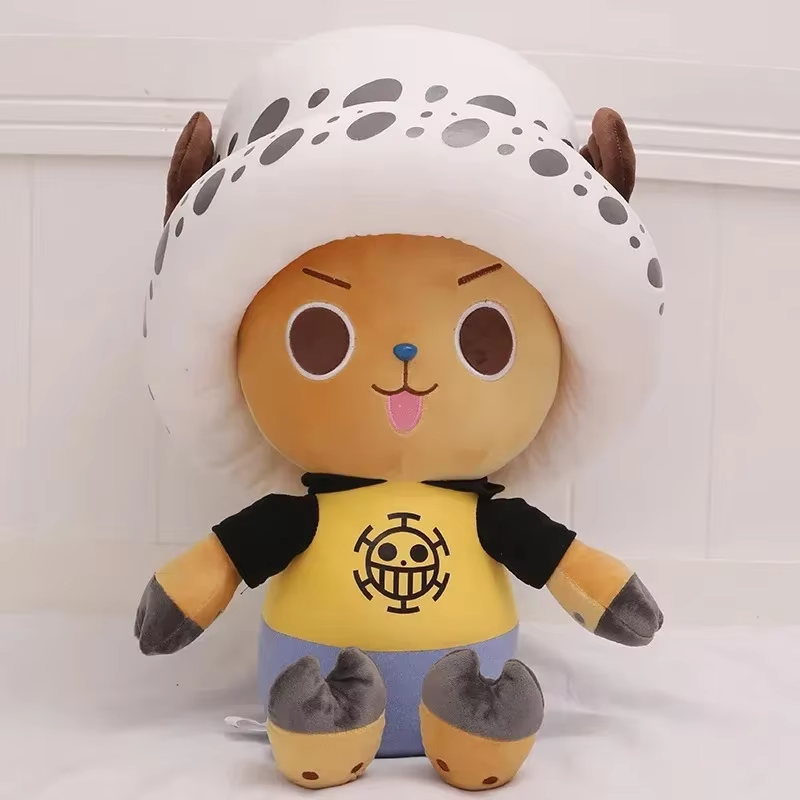 One Piece Luffy Anime Figure 35Cm Stuffed Plush Doll Toy Bedroom Decoration for 