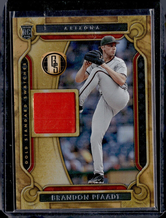2023 Panini Chronicles - Gold Standard Swatches #GSS-BP Brandon Pfaadt (MEM, RC)