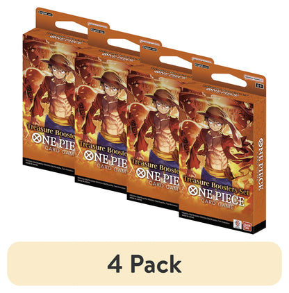 (4 Pack)  Trading Card Games One Piece Treasure Booster Set