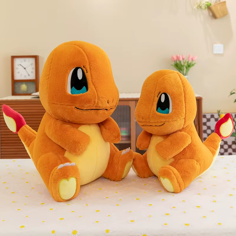 60Cm Cute Charmander Plush Doll Anime Pocket Monsters Kawaii Large Plush Toy Sof