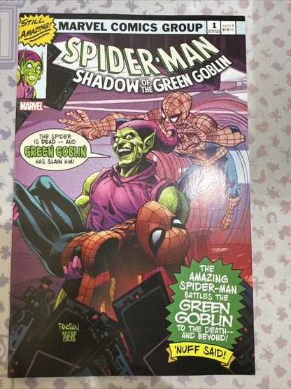 SPIDER-MAN SHADOW OF THE GREEN GOBLIN #1 PANOSIAN VARIANT NM PROTO-GOBLIN MARVEL