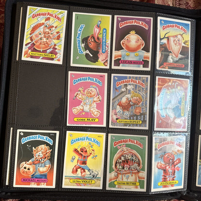 Lot of 424 (1985-1987) Vintage Garbage Pail Kids Sticker Cards - No Duplicates!