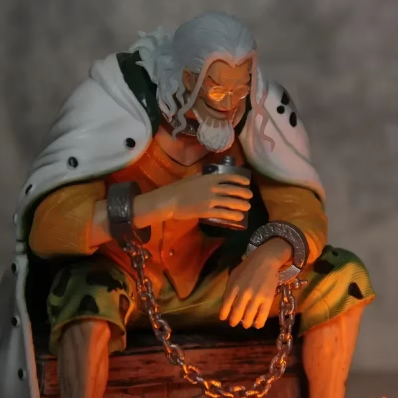 Anime Figure Figurine One Piece Action Figure Silvers Rayleigh Model