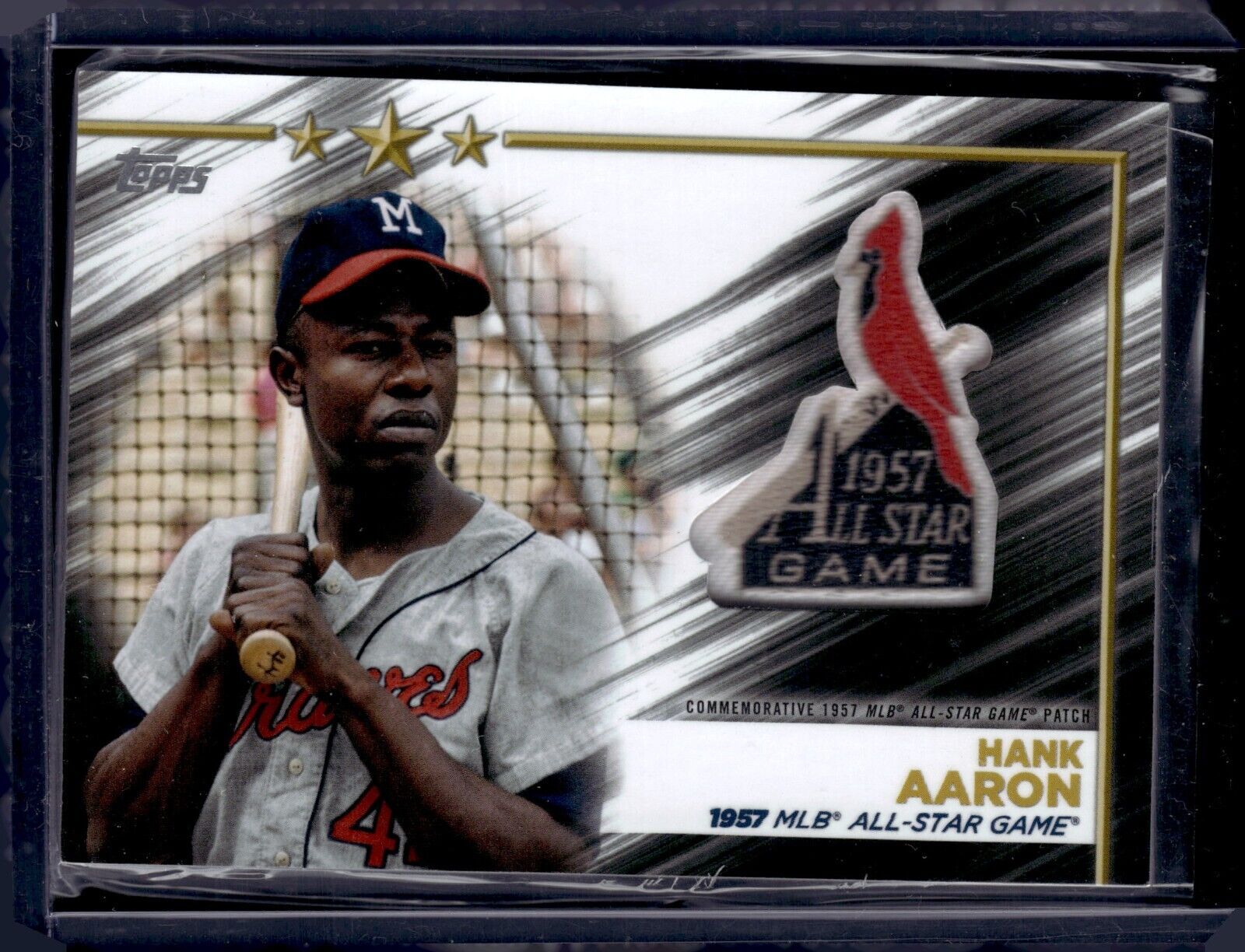2022 Topps Series 2 - All-Star Alumni Commemorative Relics #ASA-HA Hank Aaron