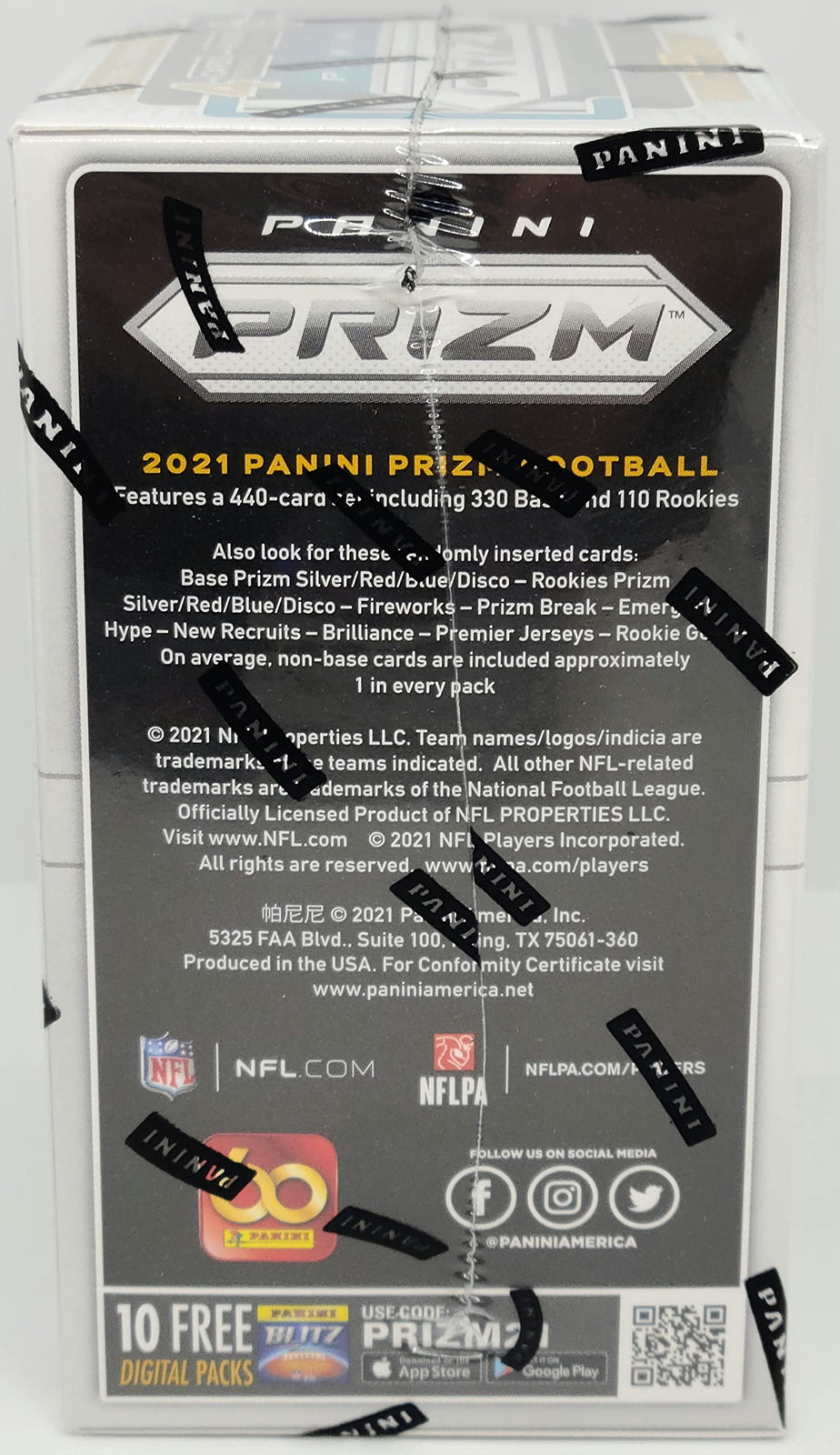 2021  Prizm Football Blaster Box