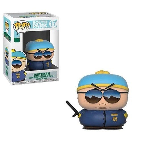 Funko Pop SOUTH PARK Eric Cartman as OFFICER CARTMAN #17  w/ Pop! Protector