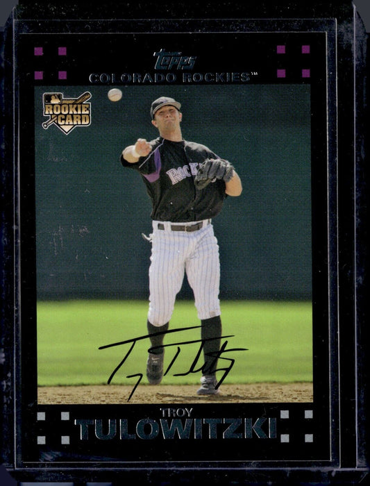 2007 Topps - #135 Troy Tulowitzki (RC, AU)