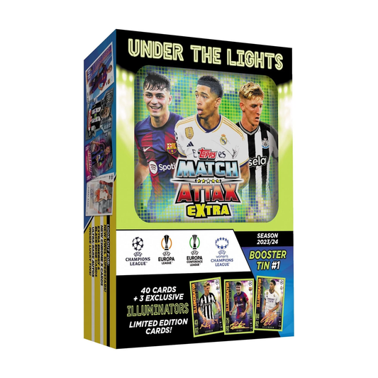 2023-24  Match Attax Extra Champions League Cards - Booster Mini Tin 1 Illuminat