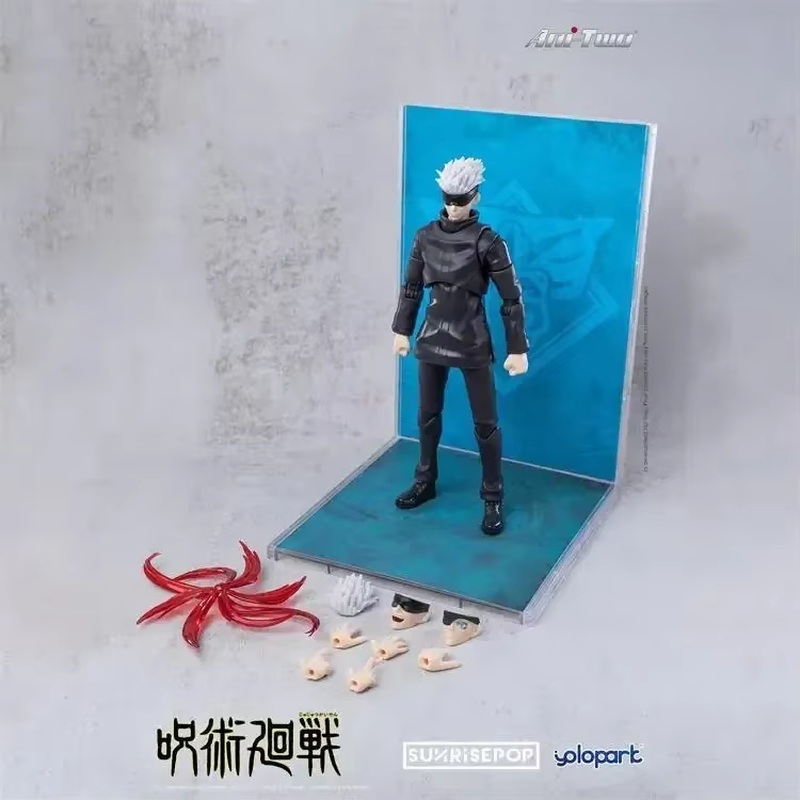 SHF 15Cm Pvc Jujutsu Kaisen Satoru Gojo Itadori Yuji Fushiguro Megumi Action Ani