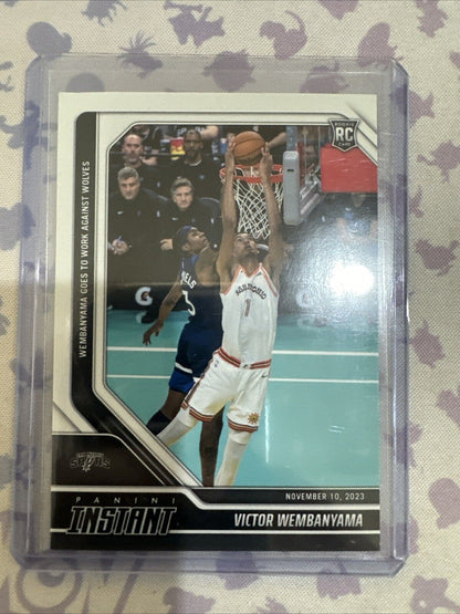 Victor Wembanyama 2023-24 Panini #60 NBA Rookie Basketball Card Spurs 1 of 6522