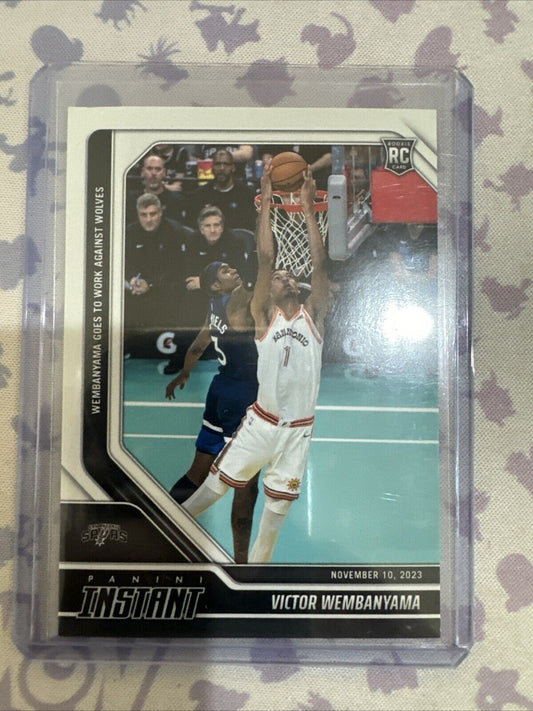 Victor Wembanyama 2023-24 Panini #60 NBA Rookie Basketball Card Spurs 1 of 6522