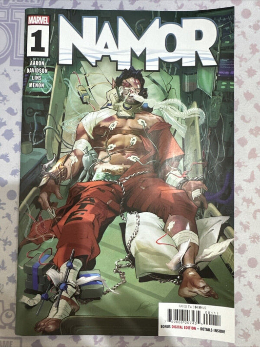 NAMOR #1 LOZANO COVER (Cover A) MARVEL COMICS 2024 JASON AARON