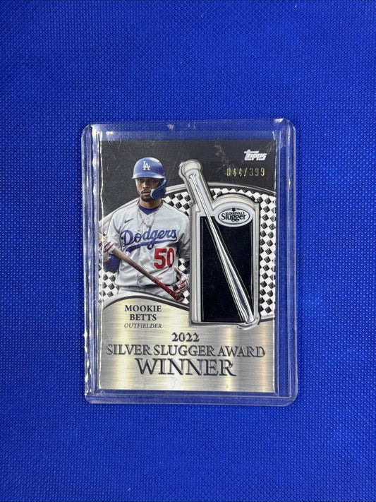 2023 Topps Series 2 MOOKIE BETTS /399 2022 Silver Slugger Award Winner PATCH E1