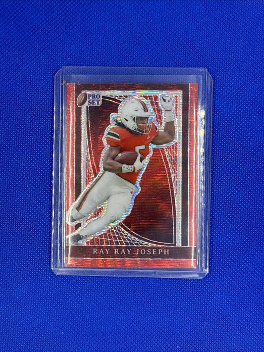 Ray Ray Joseph 2024 Leaf Pro Set Football #118 Red Ray 1/1