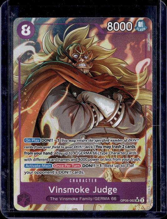 Vinsmoke Judge (Alternate Art) - Wings of the Captain (OP06)