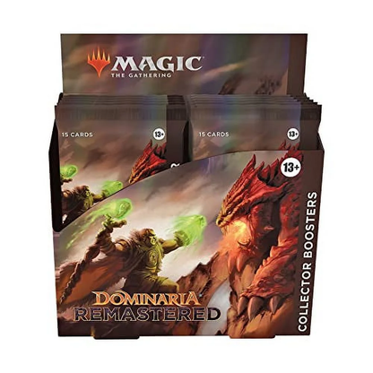 Dominaria Remastered Collector Booster Box | 12 Packs (180 Magic Cards)