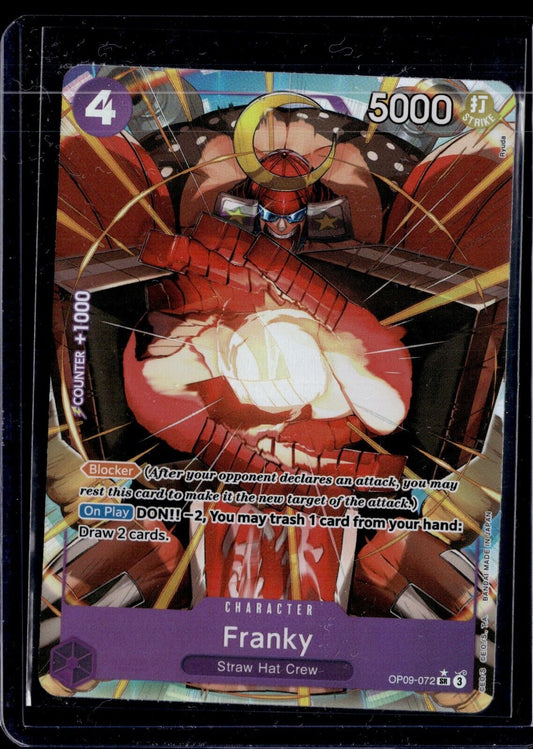 Franky (Parallel) OP09-072 Emperors in the New World Foil