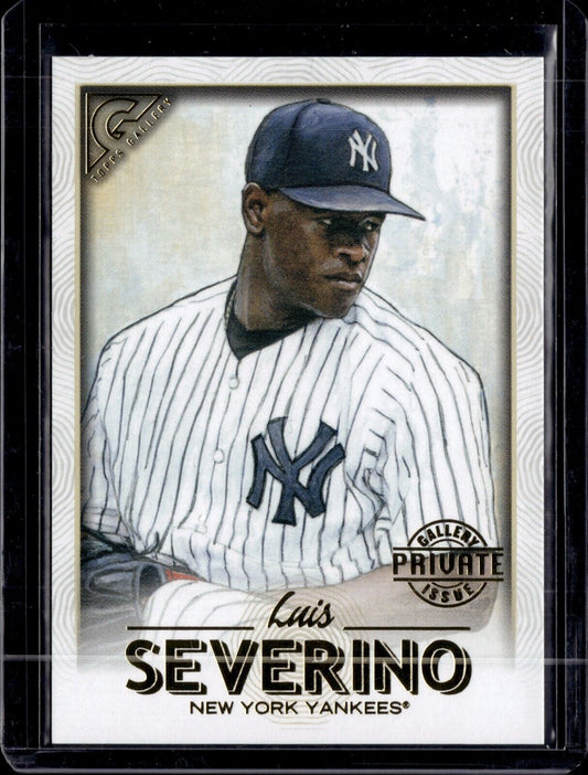 2018 Topps Gallery - #46 Luis Severino (Private Issue) /250