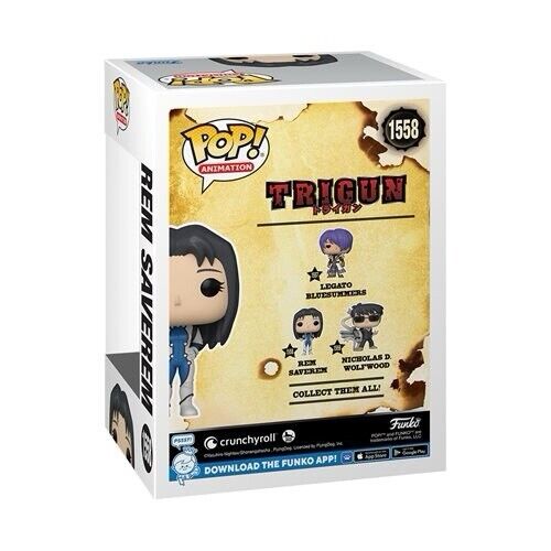 Funko Pop! Animation: Trigun - Rem Saverem Vinyl Figure 1558 NIB New