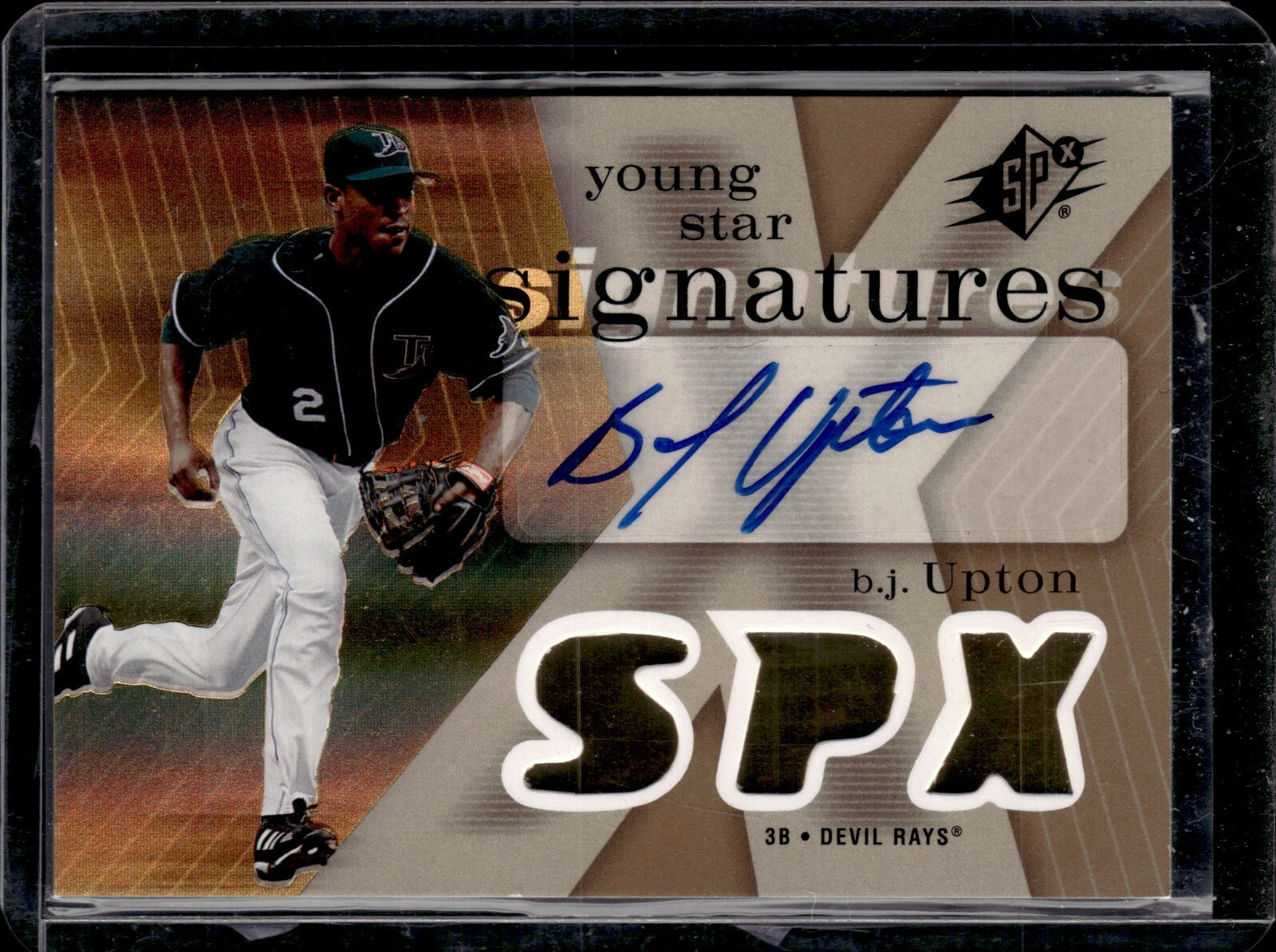 2007 Upper Deck SPx B.J. Upton Young Star Signatures Autograph #YS-BU
