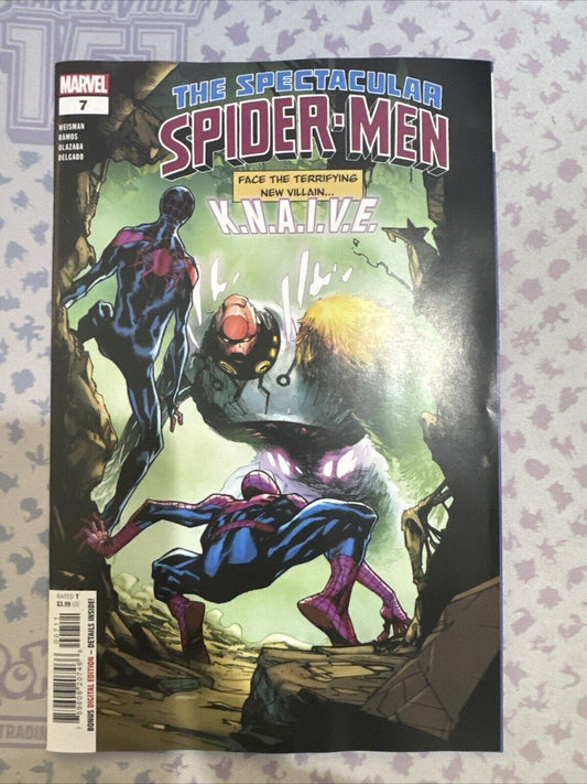 The Spectacular Spider-Men #7 NM 2024 - Marvel - 1st full appearance of Knaive🔑