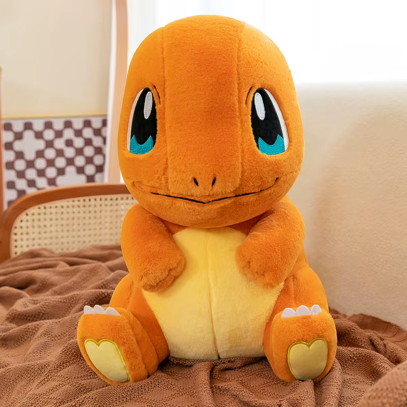 60Cm Cute Charmander Plush Doll Anime Pocket Monsters Kawaii Large Plush Toy Sof
