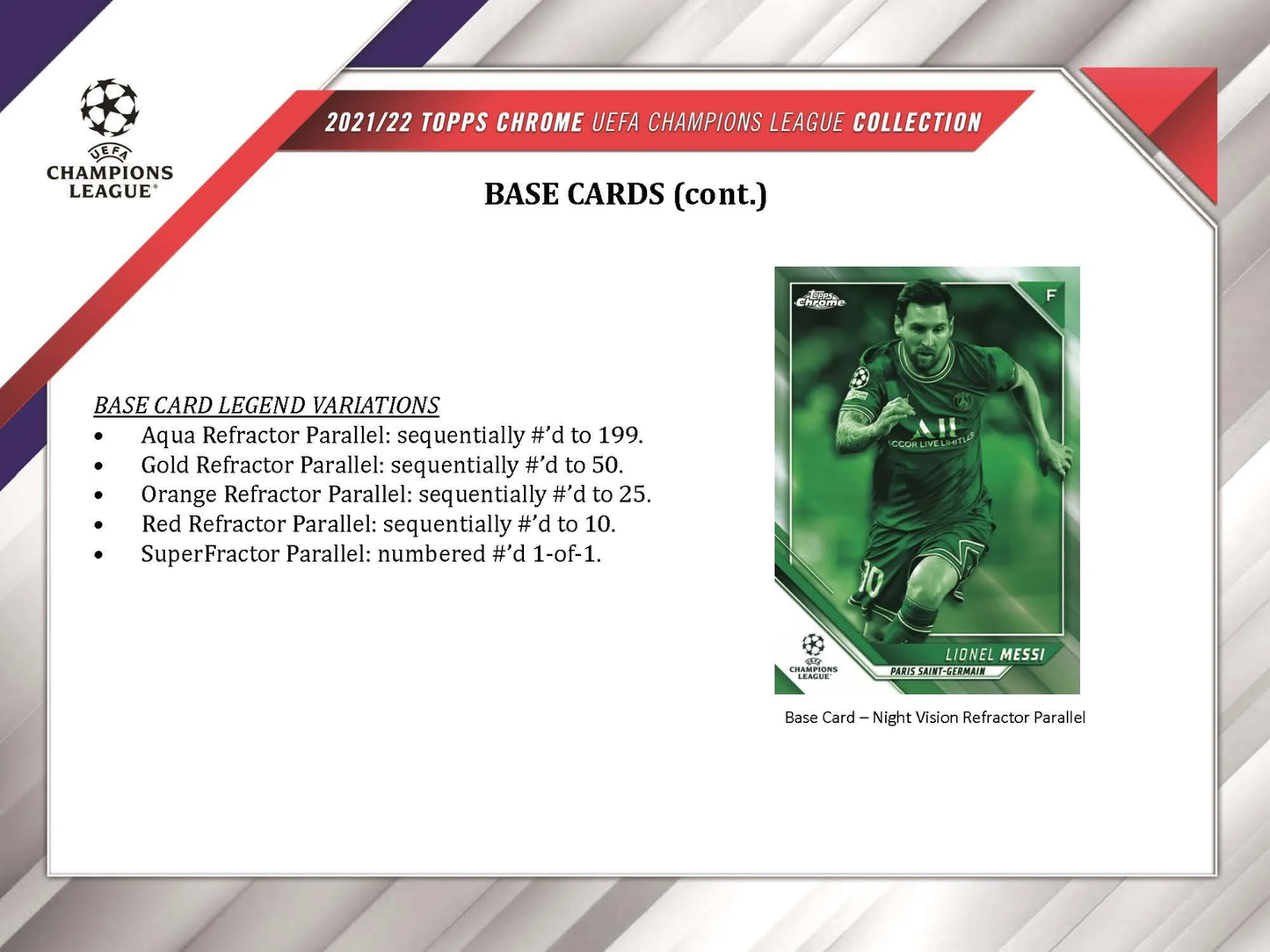 2021-22  UEFA Champions League Chrome Soccer Hobby Box