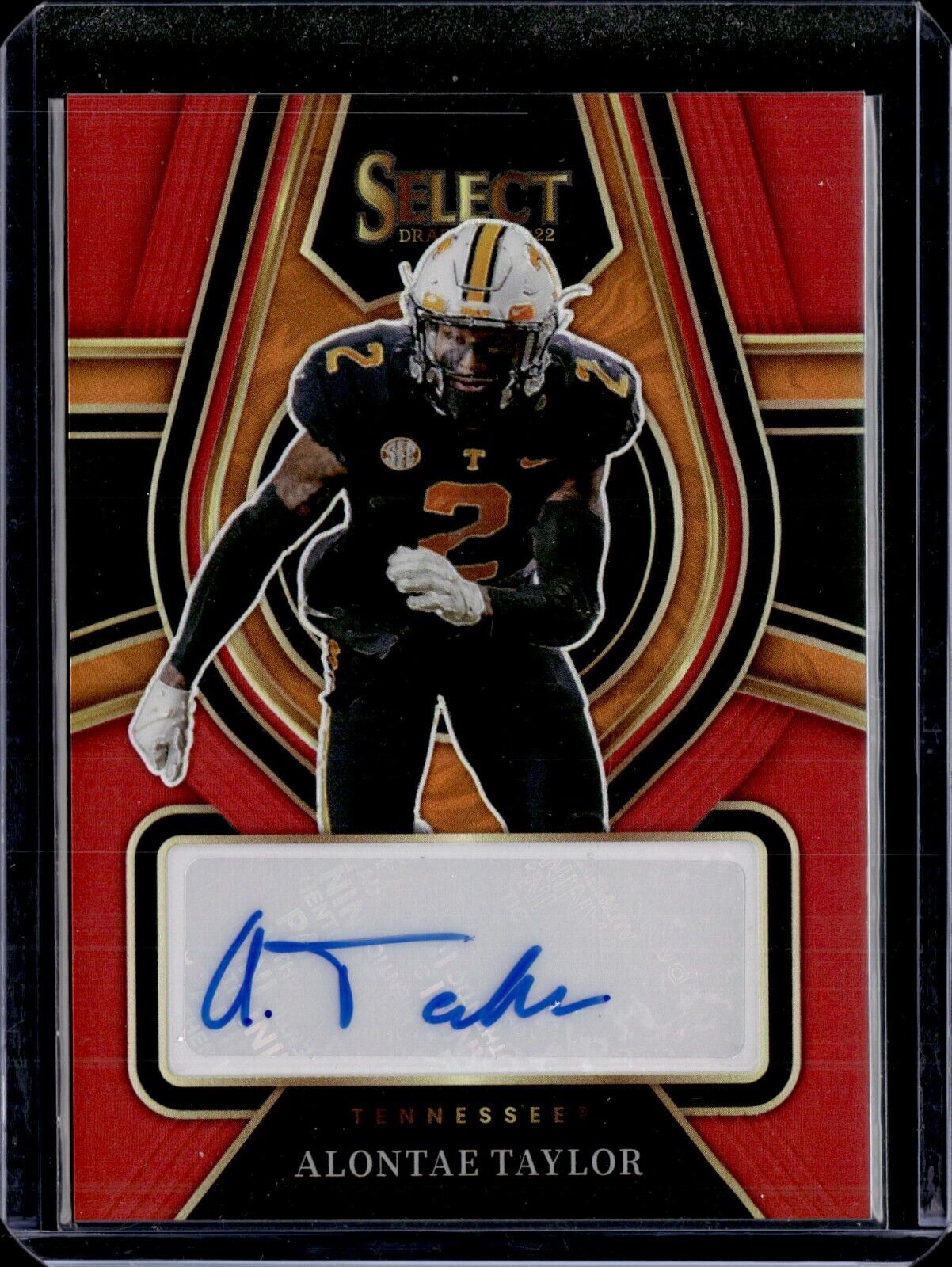 Alontae Taylor [Red] #RS-ATA 2022 Panini Select Draft Picks Rookie SIgnatures