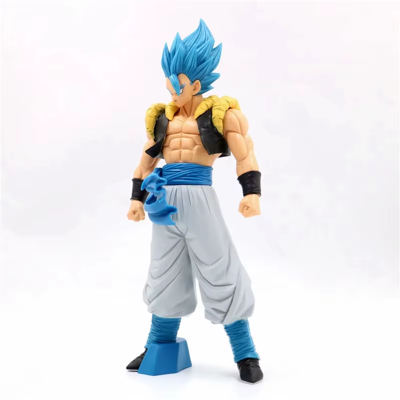 31CM Dragon Ball Z Super Saiyan Blue Gogeta Figure Toys Anime DBZ PVC Figurines 