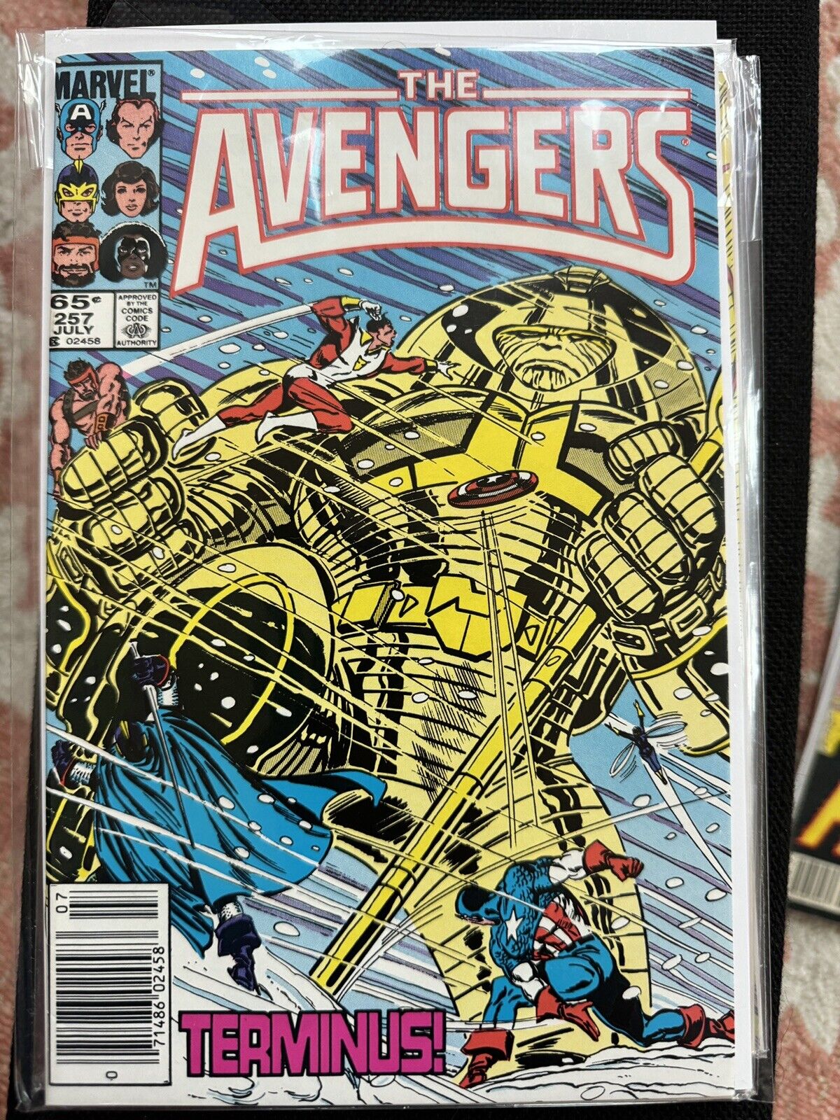 Avengers #257 1st Appearance Nebula!! News Stand Edition!! (MARVEL 1985)