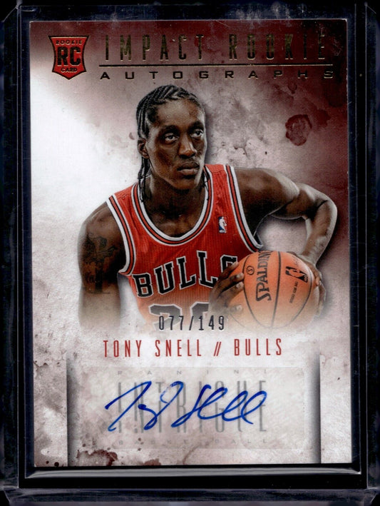 2013-14 Panini Intrigue Impact Rookie Auto #19 Tony Snell /149 (AU, RC)