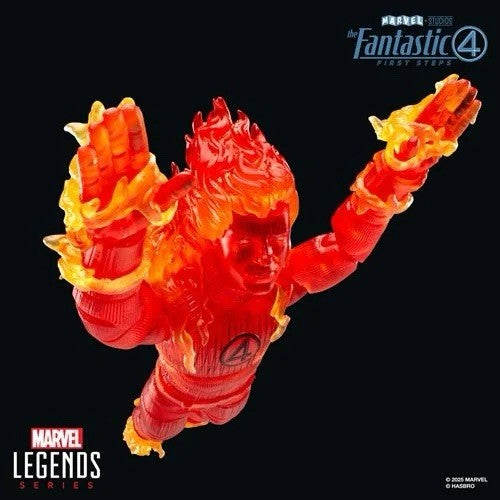 IN HAND!! Marvel Legends Fantastic Four First Steps HUMAN TORCH 6" Hasbro Figure