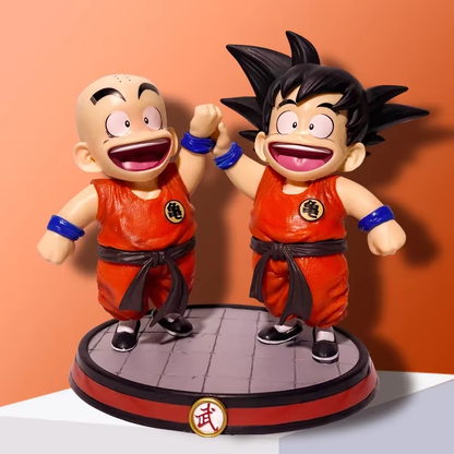 Anime Dragon Ball Z Kids Goku Figure Kuririn Son Goku 14CM PVC Action Figures Co