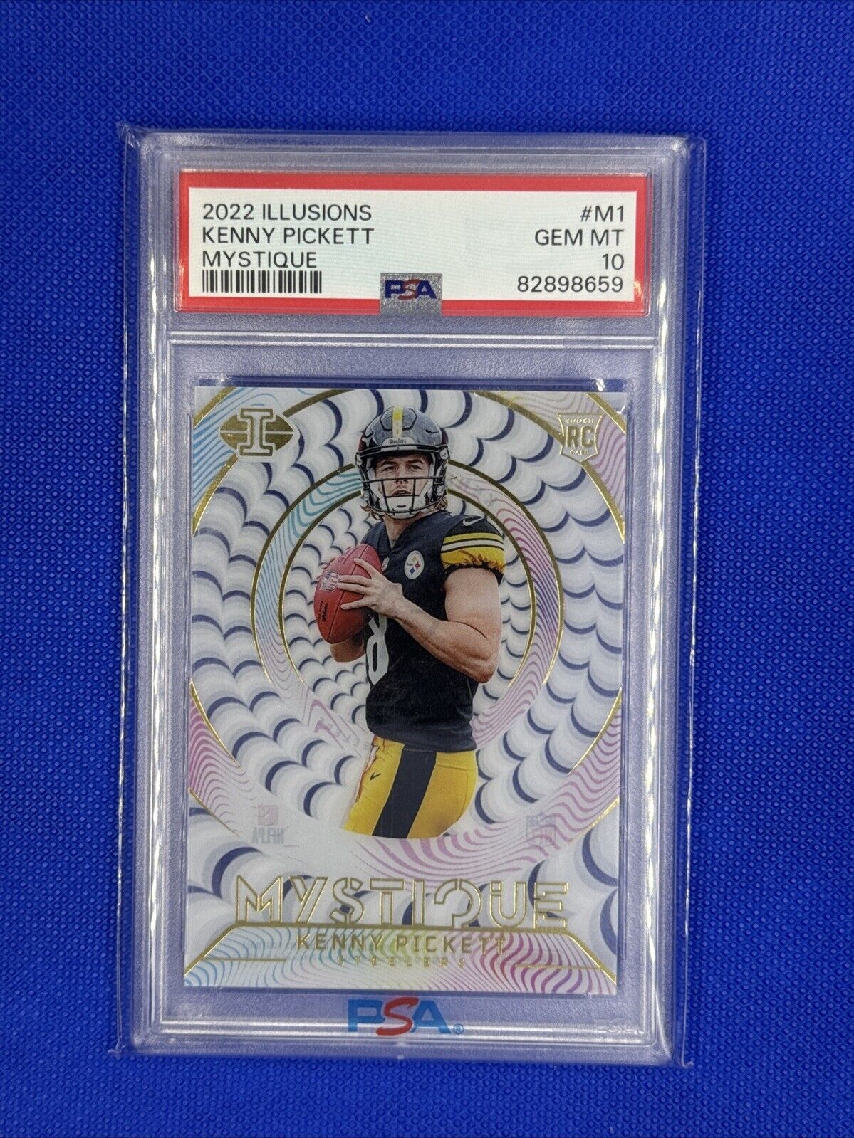 2022 Panini Illusions - Mystique #M-1 Kenny Pickett (RC) PSA Gem Mint 10