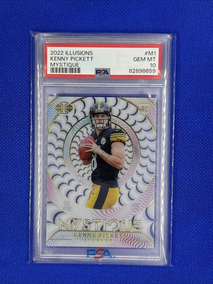 2022 Panini Illusions - Mystique #M-1 Kenny Pickett (RC) PSA Gem Mint 10