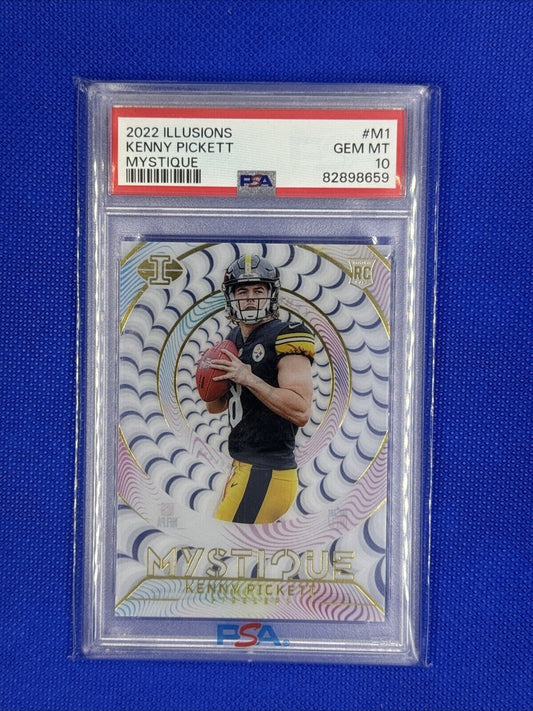 2022 Panini Illusions - Mystique #M-1 Kenny Pickett (RC) PSA Gem Mint 10