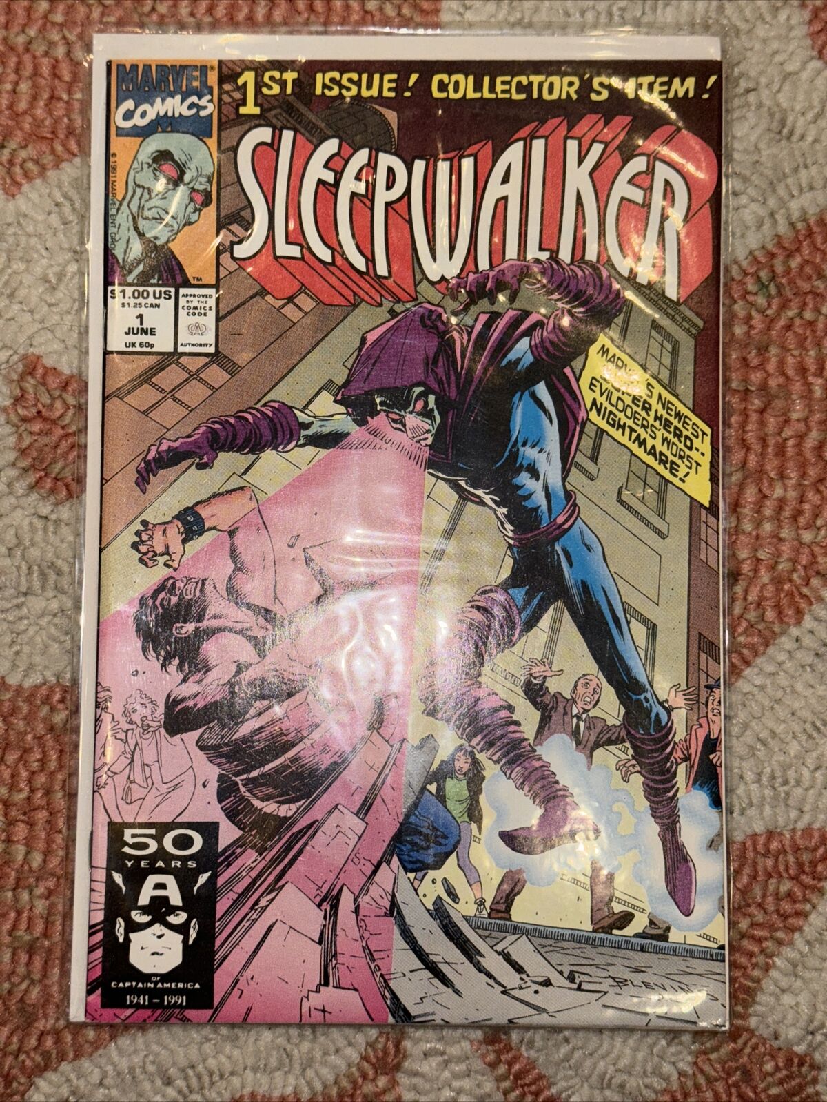 Sleepwalker #1 (1991) Marvel Comics, Full 1st Appearance!! High Grade